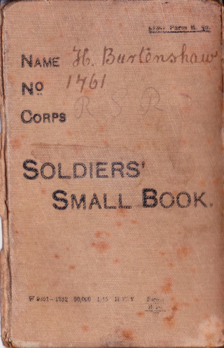 Le livret individuel du soldat : Small Book, Pay Book etc Burten29