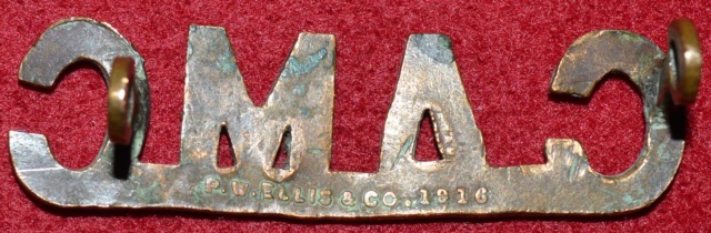 Cap Badge, les marquages fabricants & attribué.  Should17