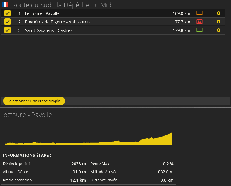 Route du Sud (2.1) -> T.Van Garderen (BMC) Rou10