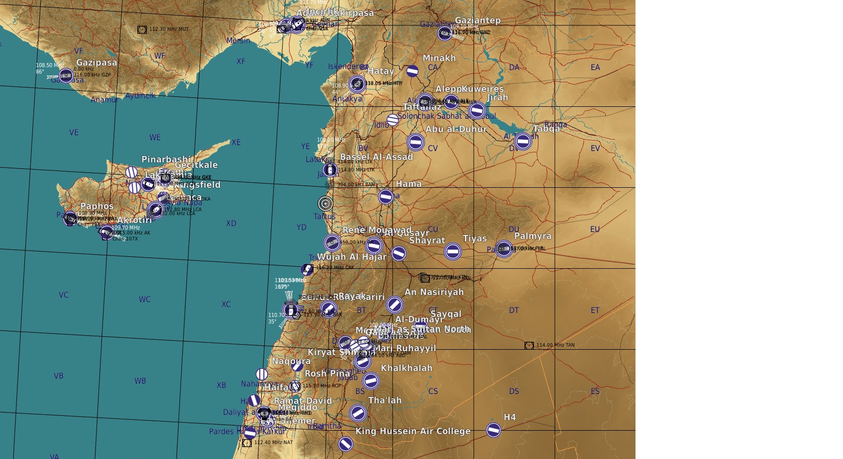 Carte Syrie. Syrie14