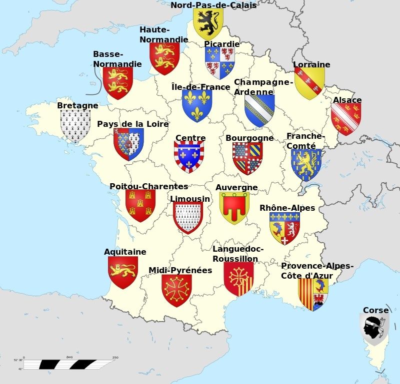 [FRANCE] Nouvelles régions françaises, armoiries, logo et identité visuelle 800px-10