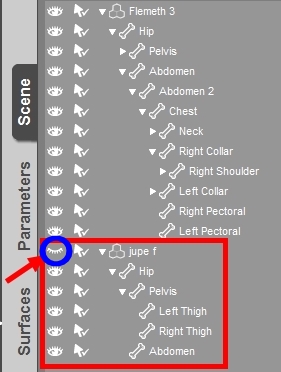 Adapter un personnage XNALara à Daz Studio 4 Screen13