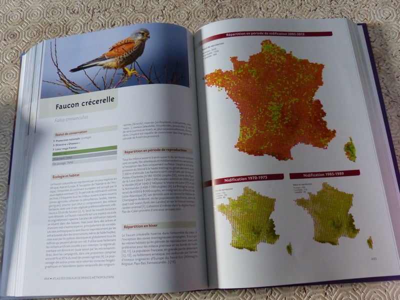 Ptit moineau présente : Atlas des oiseaux de France métropolitaine :  nidification et présence hivernale de Nidal Issa et Yves Muller