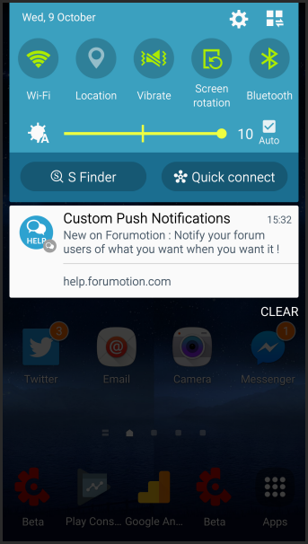 push - Custom Push Notifications: a new way to mobilize your community Screen10