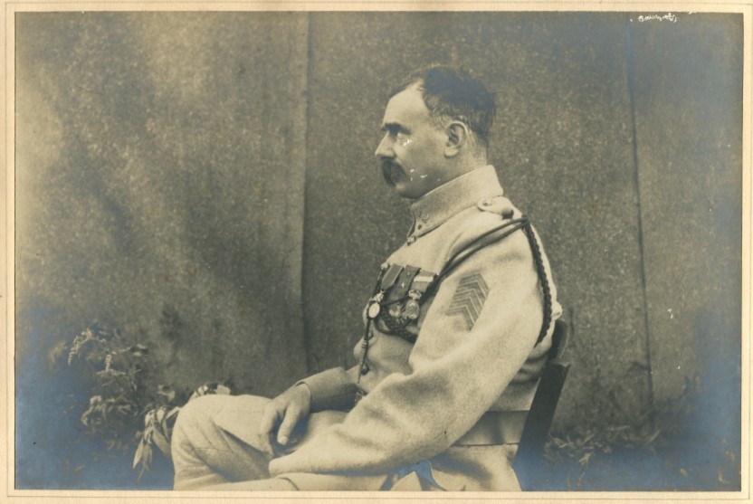 Portrait d'un soldat vers 1918. Sold0110