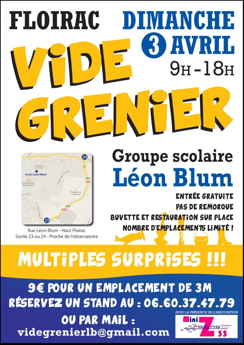 Dimanche 3 Avril 2016 , vide Grenier du groupe scolaire Léon Blum . Image12