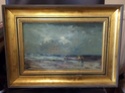 Seaside oil painting signed Cox? Image35