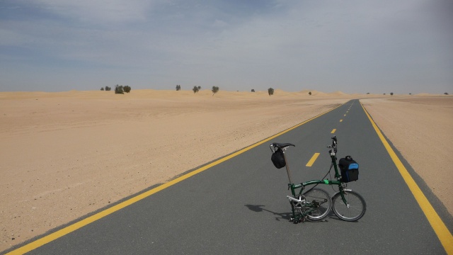 Émirats Arabes Unis : balade dans le désert sur l'Al Qudra Road Cycle Path [récit] P1230911