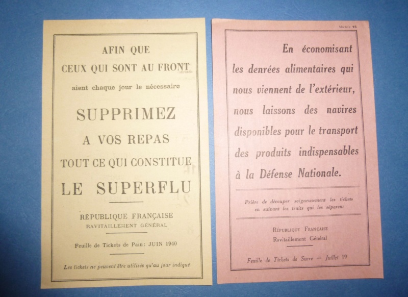 Tickets rationnement drôle de guerre P1080414