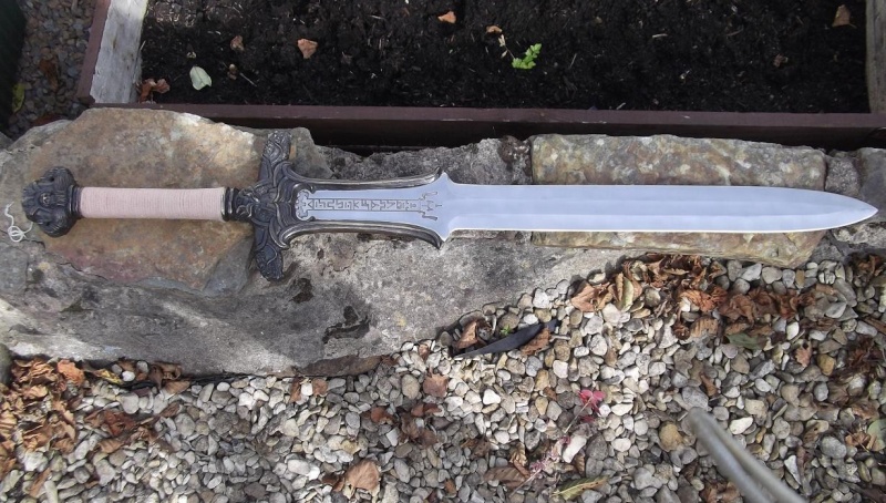 Fully functional handmade Atlantean sword for sale Ats810