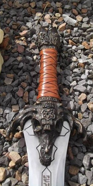 Handmade functional Conan Father's Master's sword for sale Fat_1010