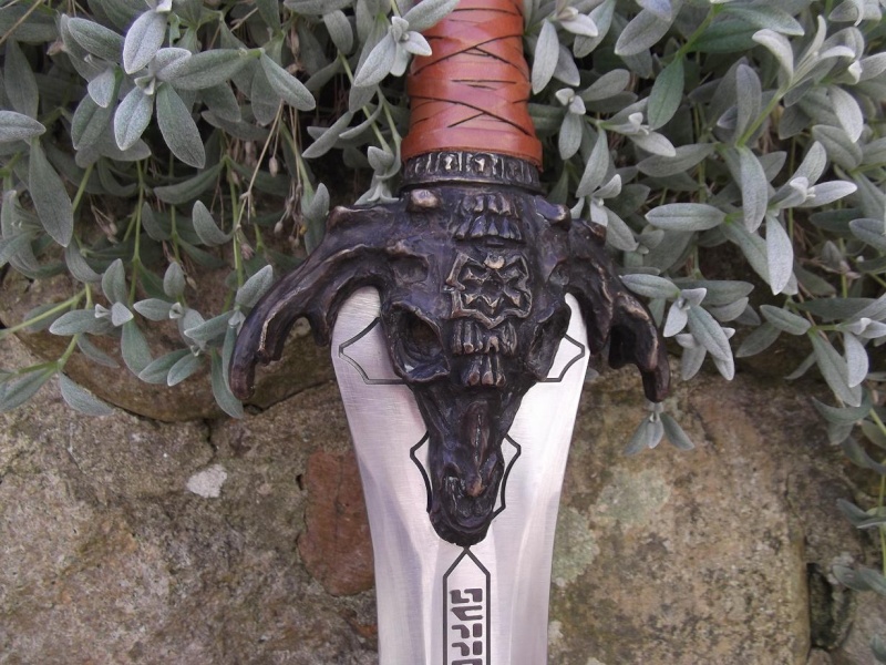 Handmade functional Conan Father's Master's sword for sale Fat_310