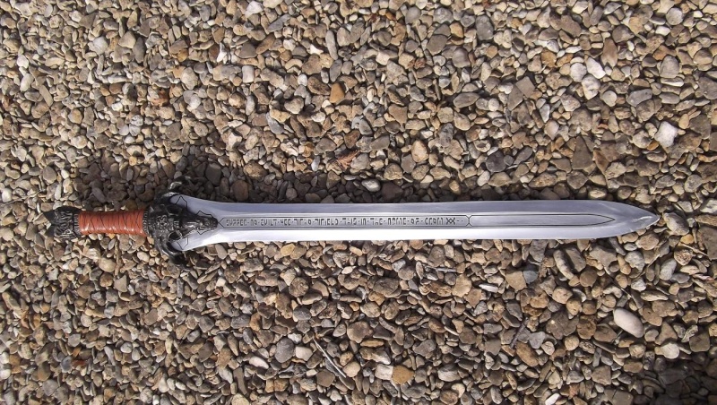 Handmade functional Conan Father's Master's sword for sale Fat_510