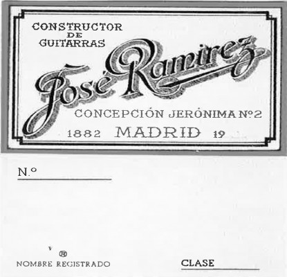 flamenca - flamenca jose ramirez 1976 Etique10