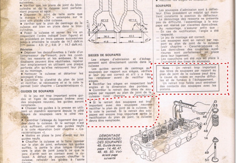 remise en état du moteur Fiatagri 60-75 v 65-6610