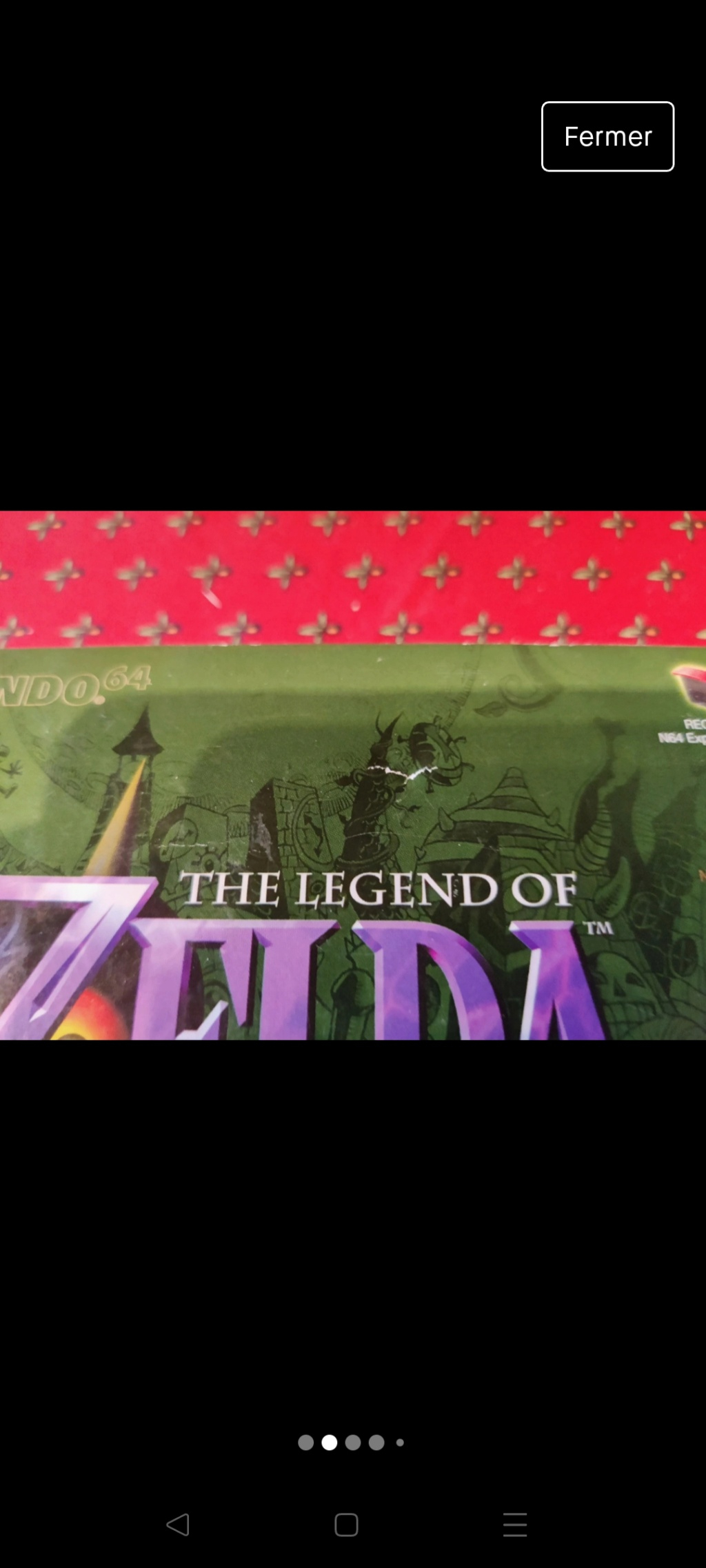 (vds) Zelda majora Mask n64 complet Screen18