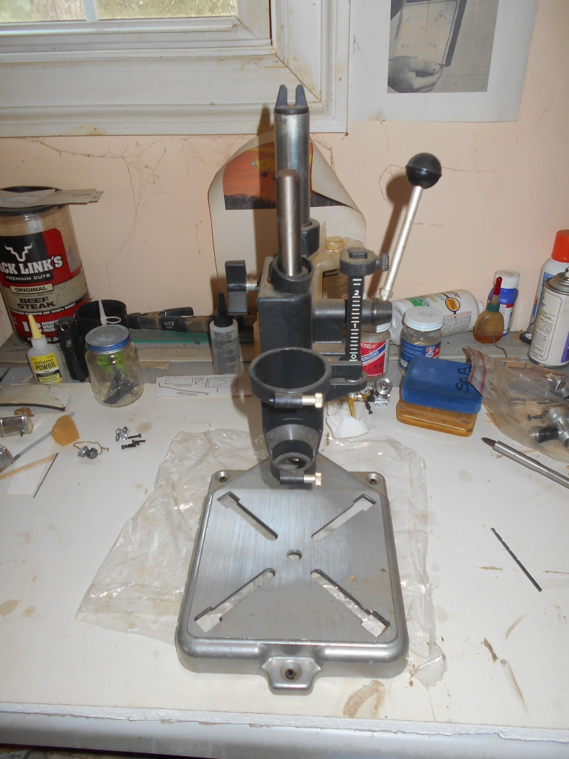 Dremel Moto-Tool 212 Type 2. Drill press stand + foot pedal speed