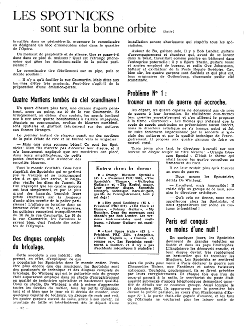 Spotnicks - revues consacrées aux Spotnicks - Page 2 Revue120