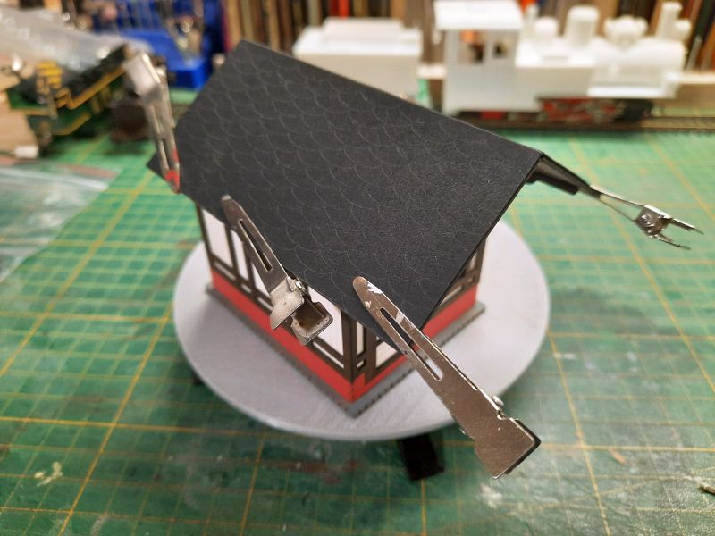 te-miniatur 1842 - Bahnmeisterbude "Gernrode" - Lasercut-Bausatz 1/45 - Fertig 20220332