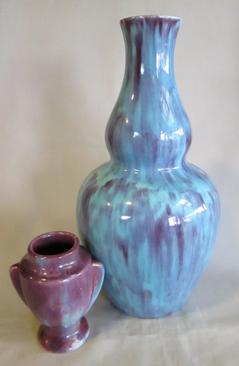 Blue Purple Glaze Vase .... is this the so called Ruskin ware? Img_4214