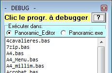 Violation d'accès. Debug10