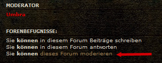 Forums- und Beitragsfunktionen Modera10