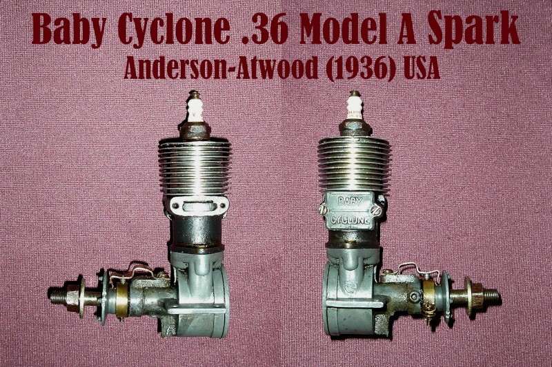 Baby Cyclone .363 rebuilt of first american petrol engine production Babycy10