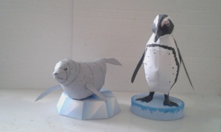 Pinguin und Robbe gebaut von Virgilia 20160221