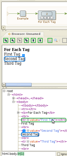 For Each Tag & For Each Tag Path 110