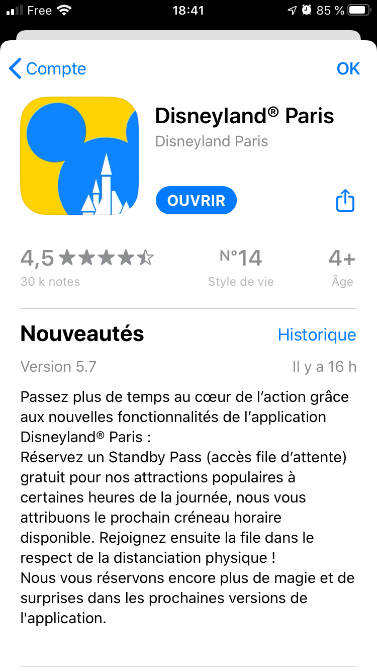 Application Disneyland Paris officielle sur iPhone, Android et iPad - Page 25 52505910
