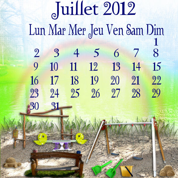 CALENDRIERS ORIGINAUX DES MOIS DE L ANNEE PAR ORDRE ALPHABETIQUE - Page 18 Cal_ju10