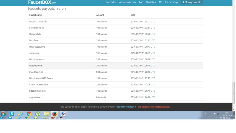 faucetbox bitcoins- Payments Pag_5_12
