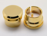 Balanced XLR Male/Female Noise-Stopper Protection Caps, Pure Copper Gold/Rhodium-plated 20140110