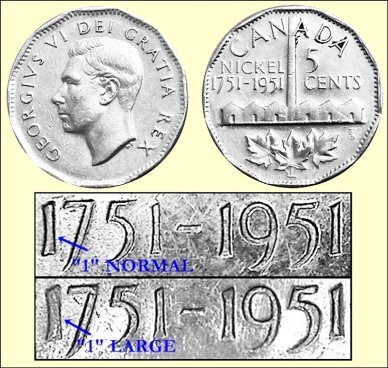 1951 comm - 1951 - Comm., Grosse Date (Bold Date) 1110