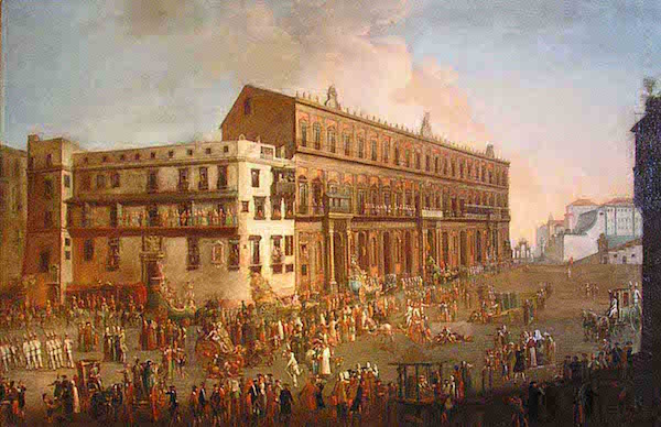 Le palais royal de Naples Carnev10