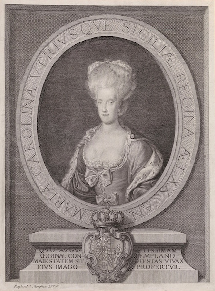 Portraits de Marie-Caroline d'Autriche, reine de Naples et de Sicile Morghe10
