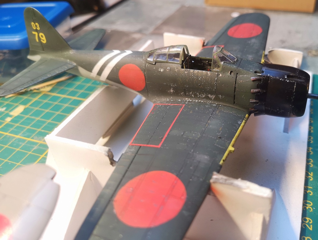 * 1/48.    Zero   A6M2 Eduard et  A6M5c Tamiya  - Page 5 Img_2433