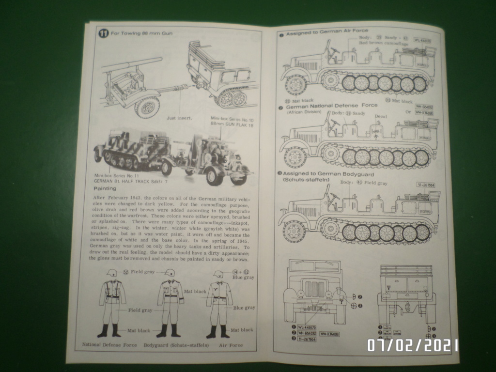 [ HASEGAWA ]  Sd Kfz 7 français    - FINI - Sam_3261