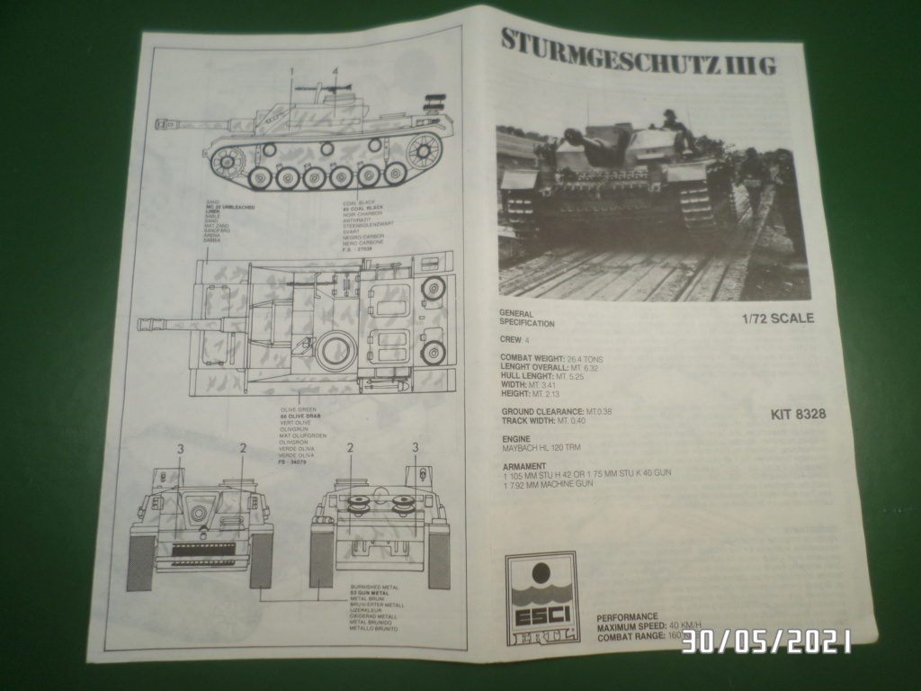 [ ESCI / ALBY ]  StuIG 33 B  ( 15cm sIG ( sf ) sur châssis panzer III ) Sam_3923
