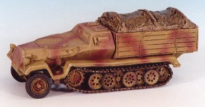 [ ESCI + PLASTIC SOLDIER + scratch ] Sd Kfz 251/1 Ausf C Pritschenwagen - FINI - Sdkfz210