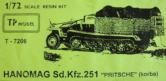 [ ESCI + PLASTIC SOLDIER + scratch ] Sd Kfz 251/1 Ausf C Pritschenwagen - FINI - Tp720610