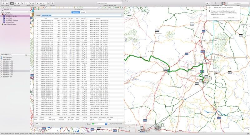 Horodatage trace mémoire GPS Etrex Vista Hcx Screen10