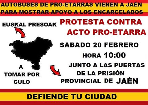 Protesta contra acto pro-etarra en Jaén 12745510