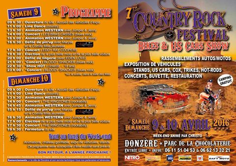  7èmé Country Rock Festival à Donzère  le 09 et 10 Avril Donzer10