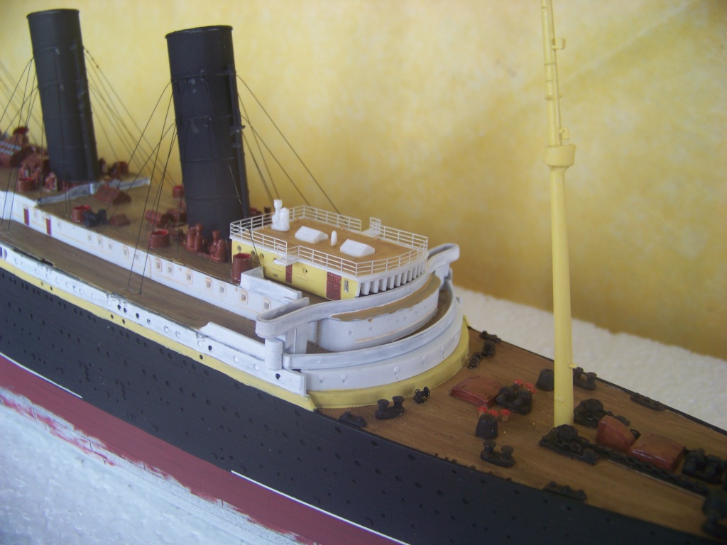 Diorama du torpillage du RMS Lusitania 1/350 Gunze Sangyo 100_9212