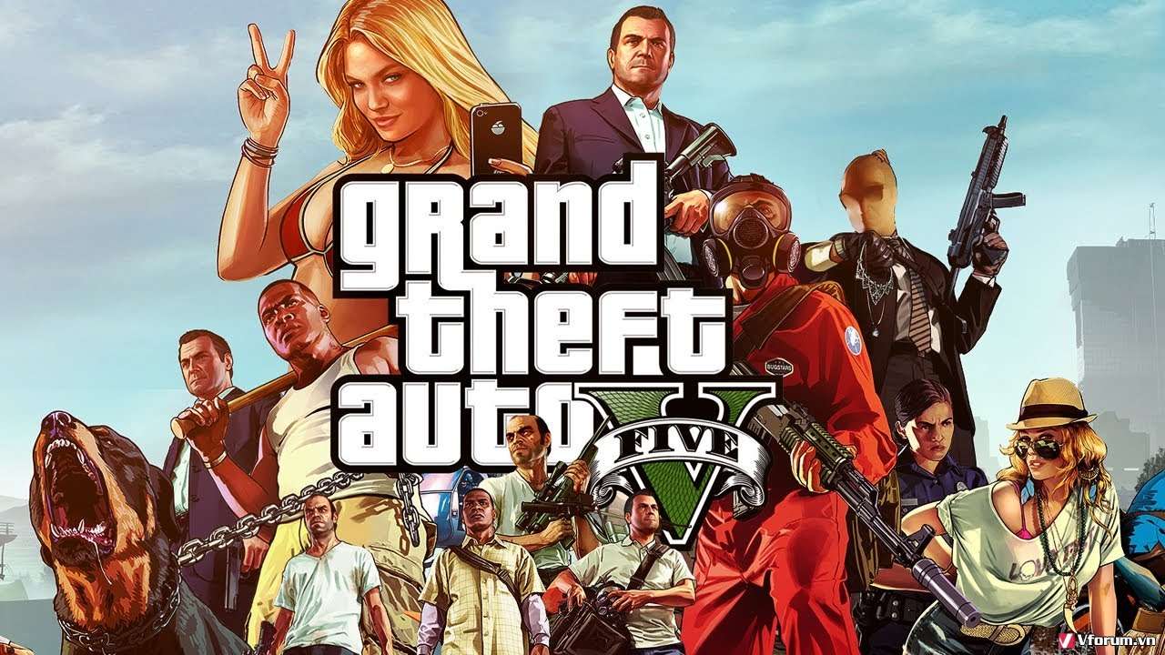 Download GTA V - Grand Theft Auto V - Siêu Quậy 5 (30gb) Pxjffc10