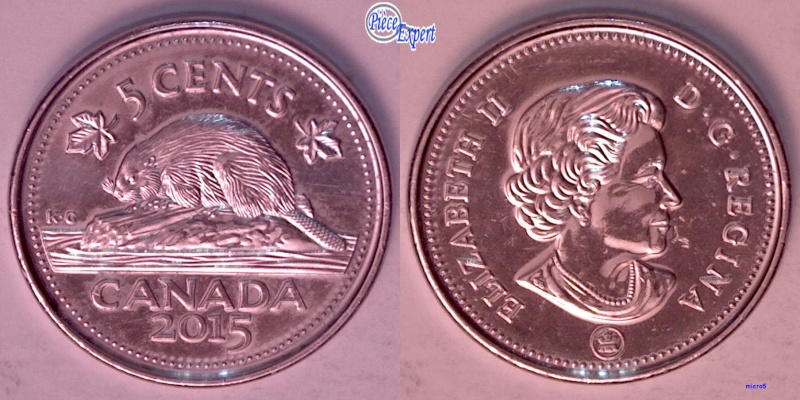 2015 - Coin Double Avers (Double Die) 5_cent53