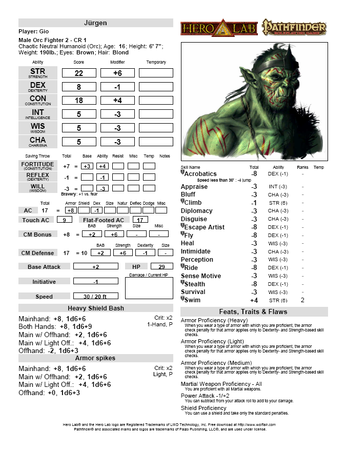 Pathfinder 2E Лист Персонажа На Русском Pdf