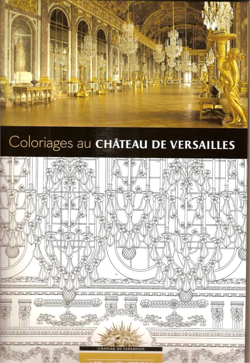 Art antistress : Coloriage sur le chateau de Versailles (Colorzen ;-)) éd. PLAYBAC Art_an11