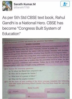 How Congress party controlled UPA communalised Indias education system 2016-015